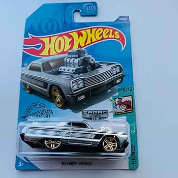 Amazon.com: Hot Wheels 2020 TOONED 9/10 '64 Chevy Impala